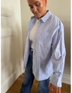 PCMELIA LS LOOSE SHIRT WVN NOOS