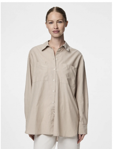 PCMELIA LS LOOSE SHIRT WVN NOOS