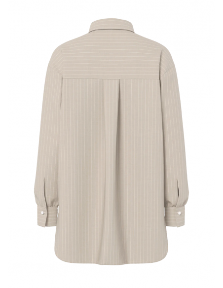 PCMELIA LS LOOSE SHIRT WVN NOOS