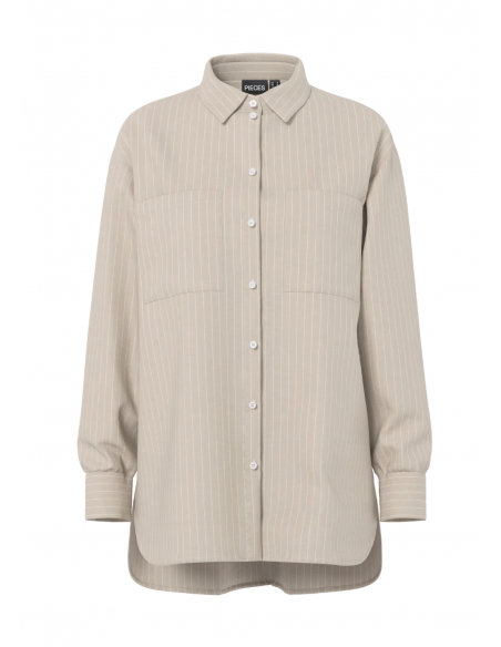 PCMELIA LS LOOSE SHIRT WVN NOOS