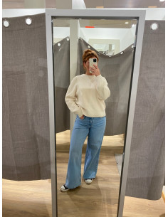 OBJFLO L/S KNIT PULLOVER 2