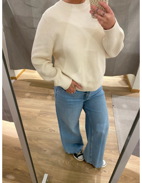 OBJFLO L/S KNIT PULLOVER