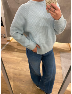 OBJFLO L/S KNIT PULLOVER 2