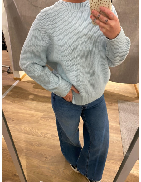 OBJFLO L/S KNIT PULLOVER