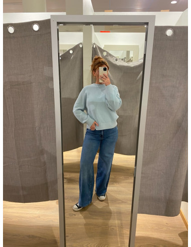 OBJFLO L/S KNIT PULLOVER