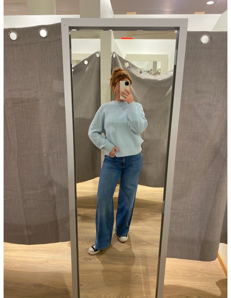 OBJFLO L/S KNIT PULLOVER