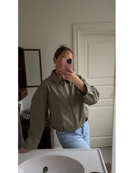 VMPOLLY LS COATED BOMBER