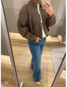 JDYCORA L/S FAUX SUEDE BOMBER 2