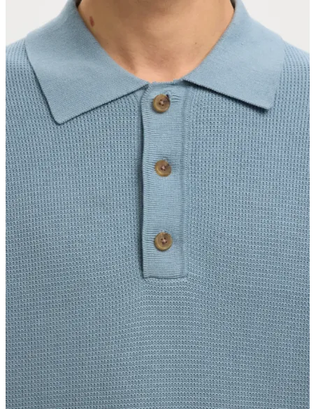 SLHDANE SS KNIT RELAXED POLO