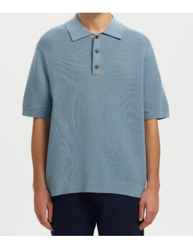 SLHDANE SS KNIT RELAXED POLO