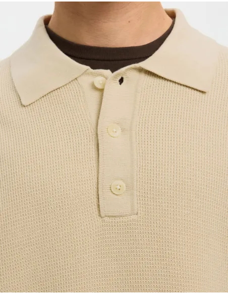 SLHDANE SS KNIT RELAXED POLO