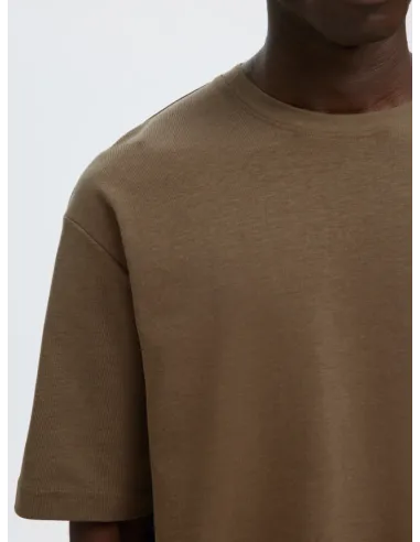 SLHLOOSEOSCAR SS O-NECK TEE NOOS