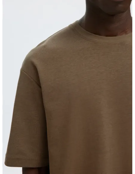 SLHLOOSEOSCAR SS O-NECK TEE NOOS