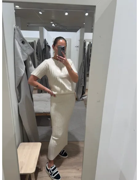 PCBEI HW ANKL KNIT SKIRT