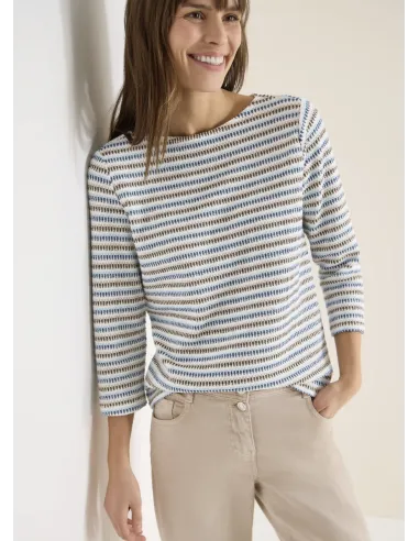 Cecil multistripe top