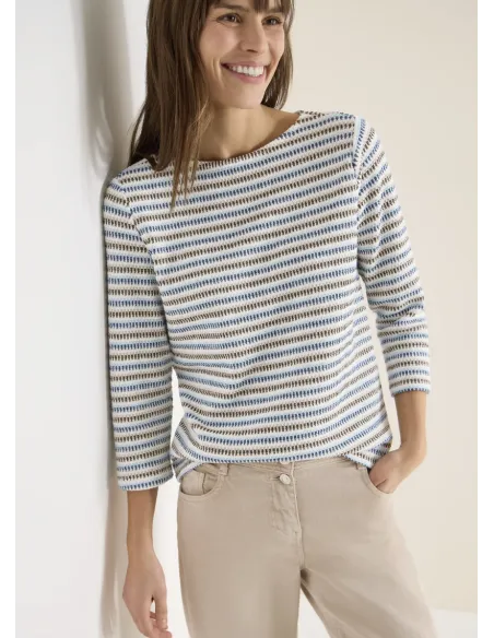 Cecil multistripe top