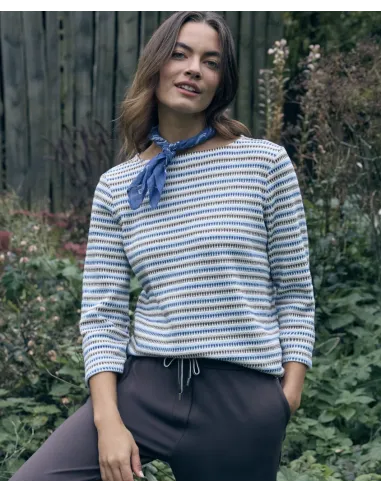 Cecil multistripe top