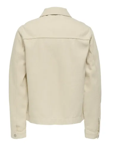 ONSCASSEL ECRU DENIM JACKET