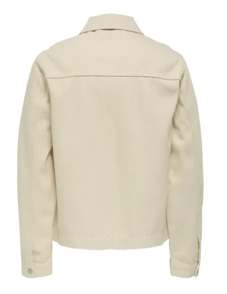 ONSCASSEL ECRU DENIM JACKET
