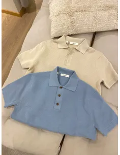 SLHDANE SS KNIT RELAXED POLO