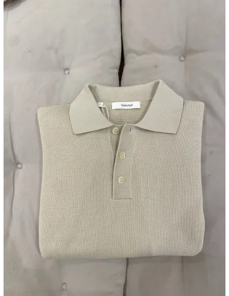SLHDANE SS KNIT RELAXED POLO