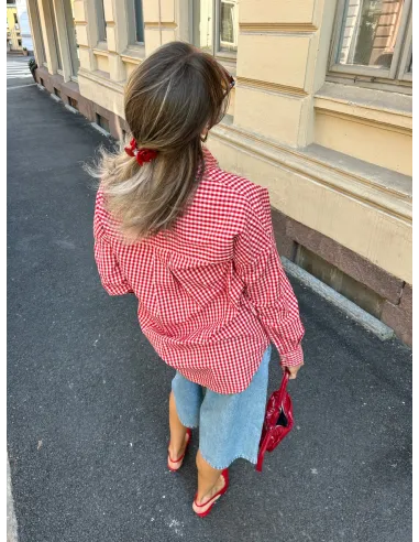 PCRIPPA LS OVERSIZE SHIRT