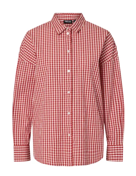 PCRIPPA LS OVERSIZE SHIRT