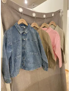 VMJAMIE LS DENIM SHACKET