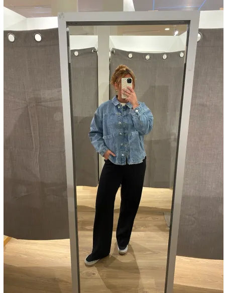 VMJAMIE LS DENIM SHACKET
