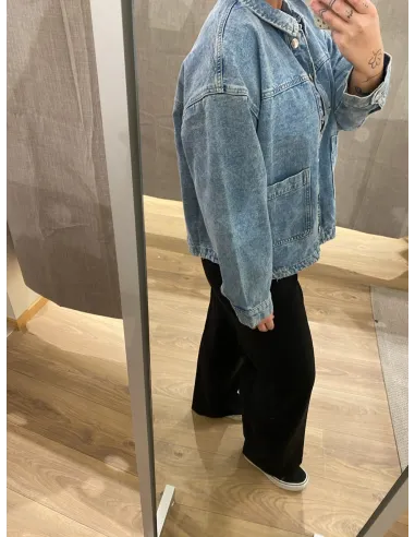 VMJAMIE LS DENIM SHACKET