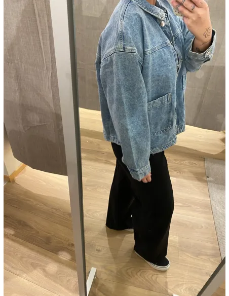 VMJAMIE LS DENIM SHACKET