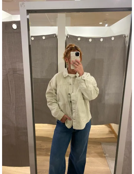 VMJAMIE LS DENIM SHACKET