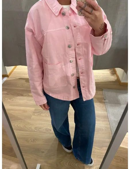 VMJAMIE LS DENIM SHACKET