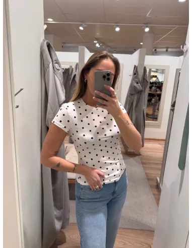 PCFILLA SS O-NECK TOP