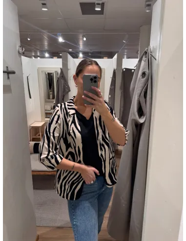 VMJESMILO 3/4 LOOSE BLAZER WVN GA NOOS