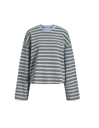 JXBILLIE LOOSE LS STRIPE SWEAT