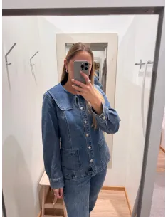 OBJIVY L/S RE DENIM SHIRT