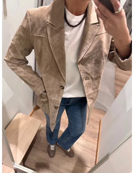 VMPERNILLE LS SUEDE JACKET