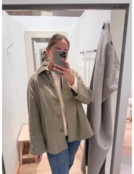 PCVILMA LS A-SHAPE TRENCHCOAT