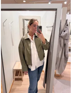 VMPOLLY LS COATED BOMBER 2