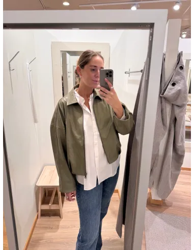 VMPOLLY LS COATED BOMBER