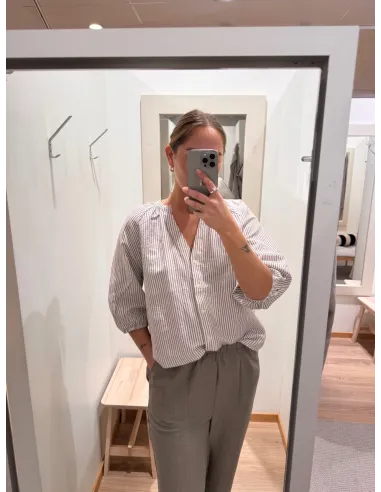 SLWCLEO-ALBERTA LINEN BLEND SHIRT NOOS