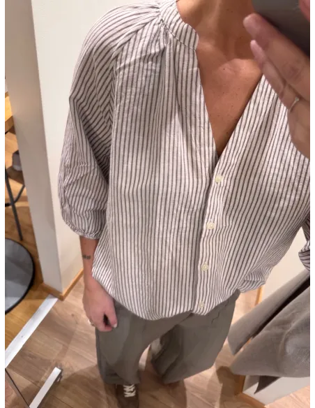 SLWCLEO-ALBERTA LINEN BLEND SHIRT NOOS