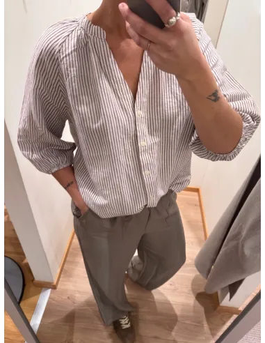 SLWCLEO-ALBERTA LINEN BLEND SHIRT NOOS