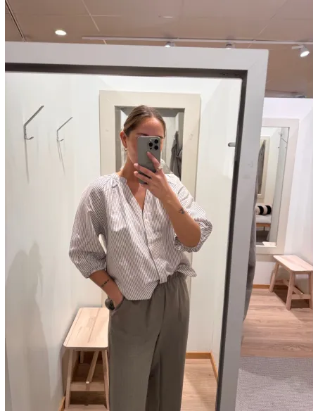 SLWCLEO-ALBERTA LINEN BLEND SHIRT NOOS