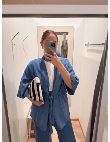 Gianna tencel kaftan jacket