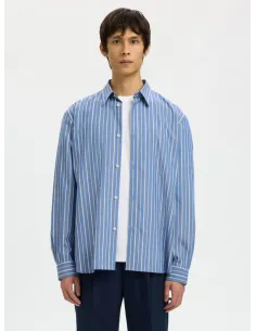 SLHRLXBEN STRIPE LS SHIRT 2