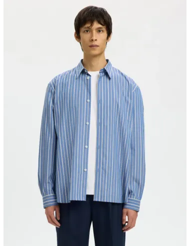 SLHRLXBEN STRIPE LS SHIRT