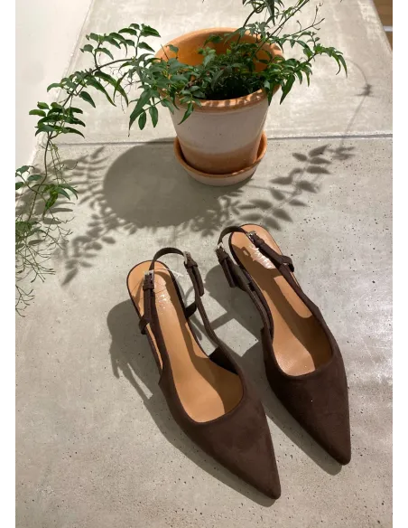 Duffy slingback mocka