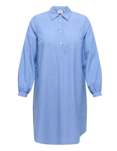 CARDEA 3/4 V-NECK KNEE DRESS STRIPE